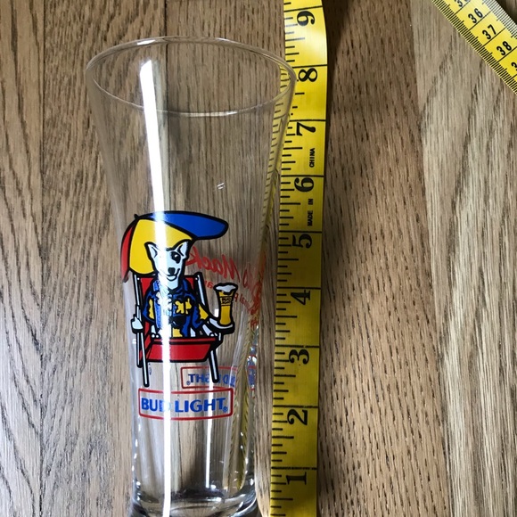 1987 Spuds Mackenzie beer glass in like new condition. - Picture 6 of 7